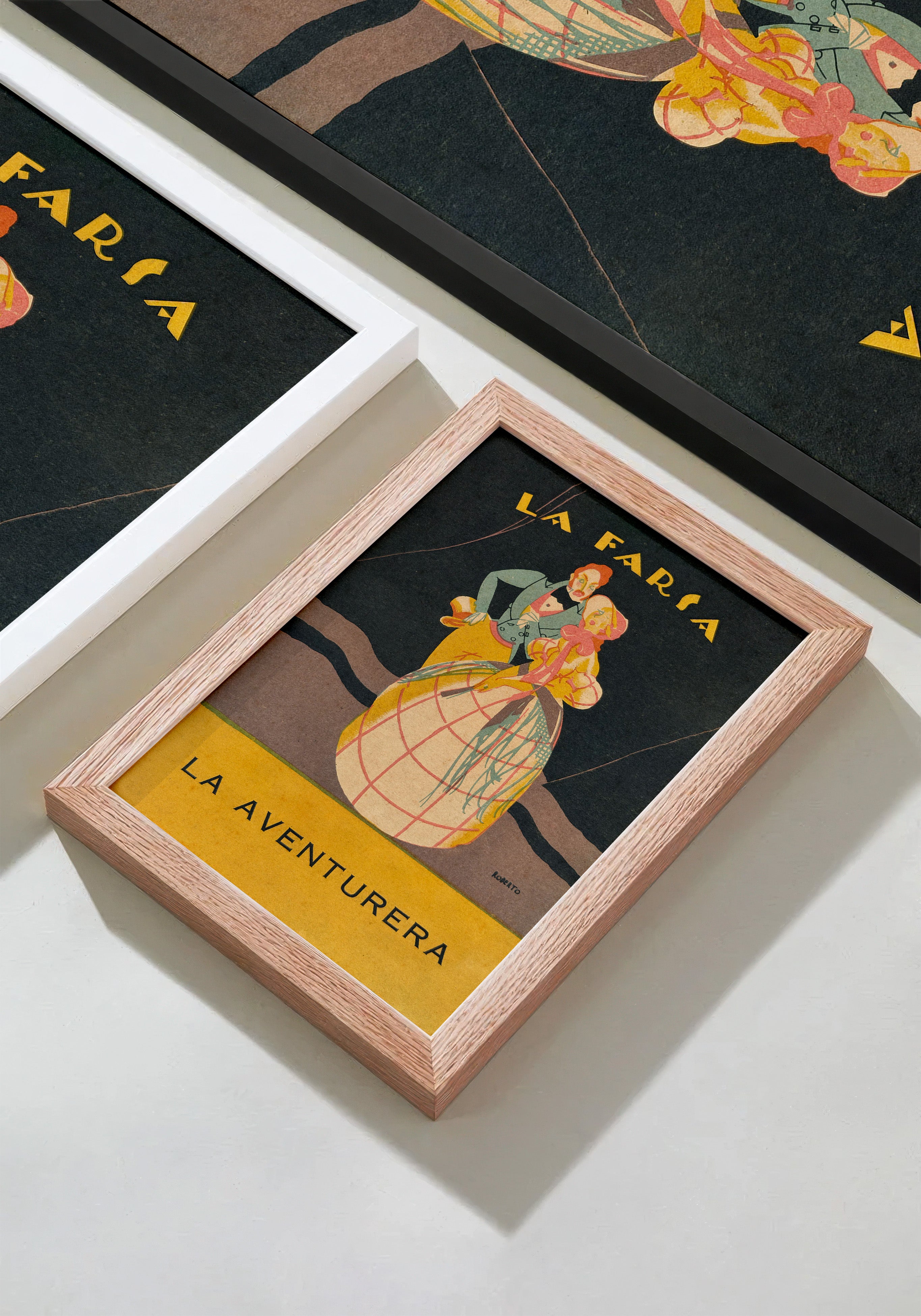 La Farsa – La Aventurera 1920s Spanish Art Deco Vintage Poster