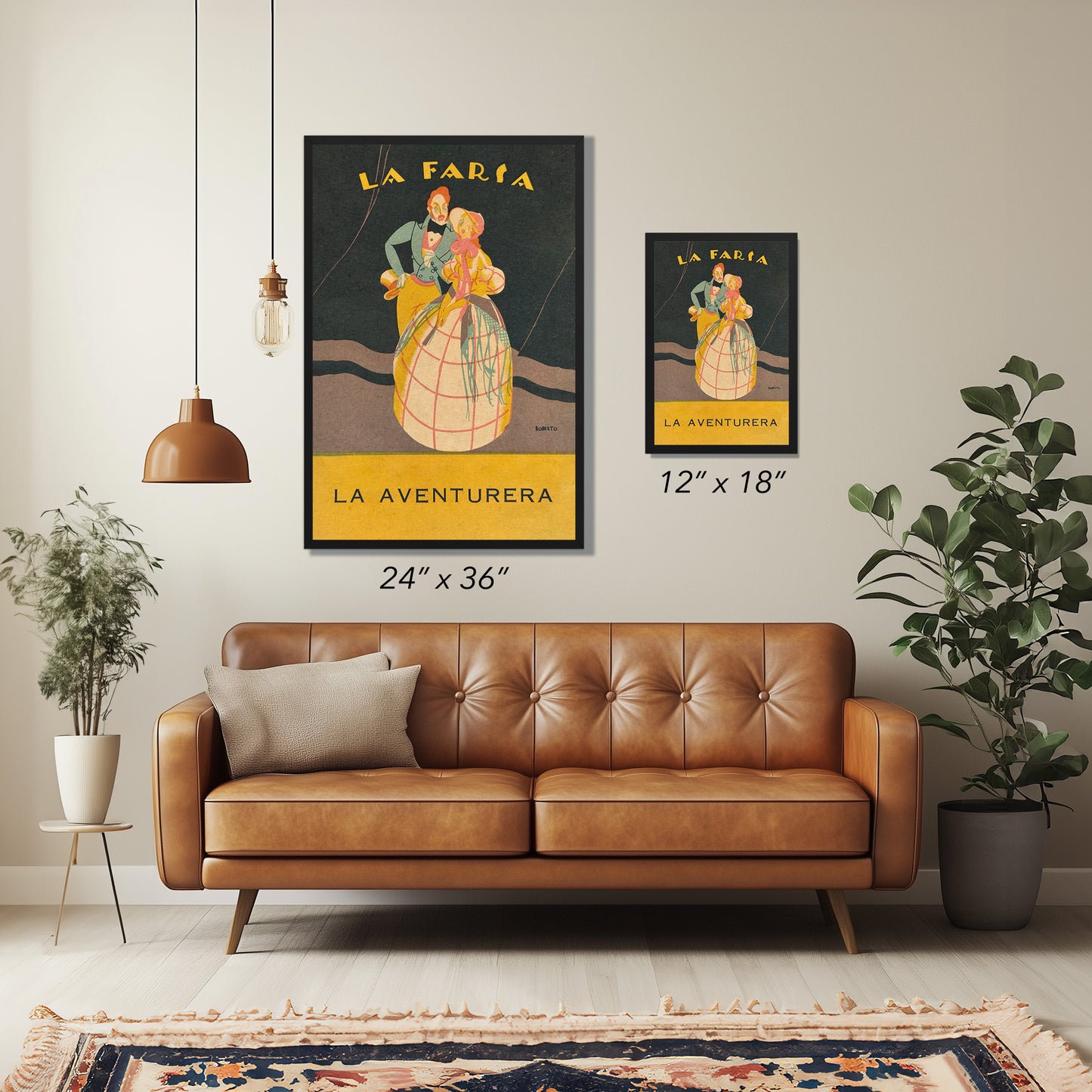 La Farsa – La Aventurera 1920s Spanish Art Deco Vintage Poster Print