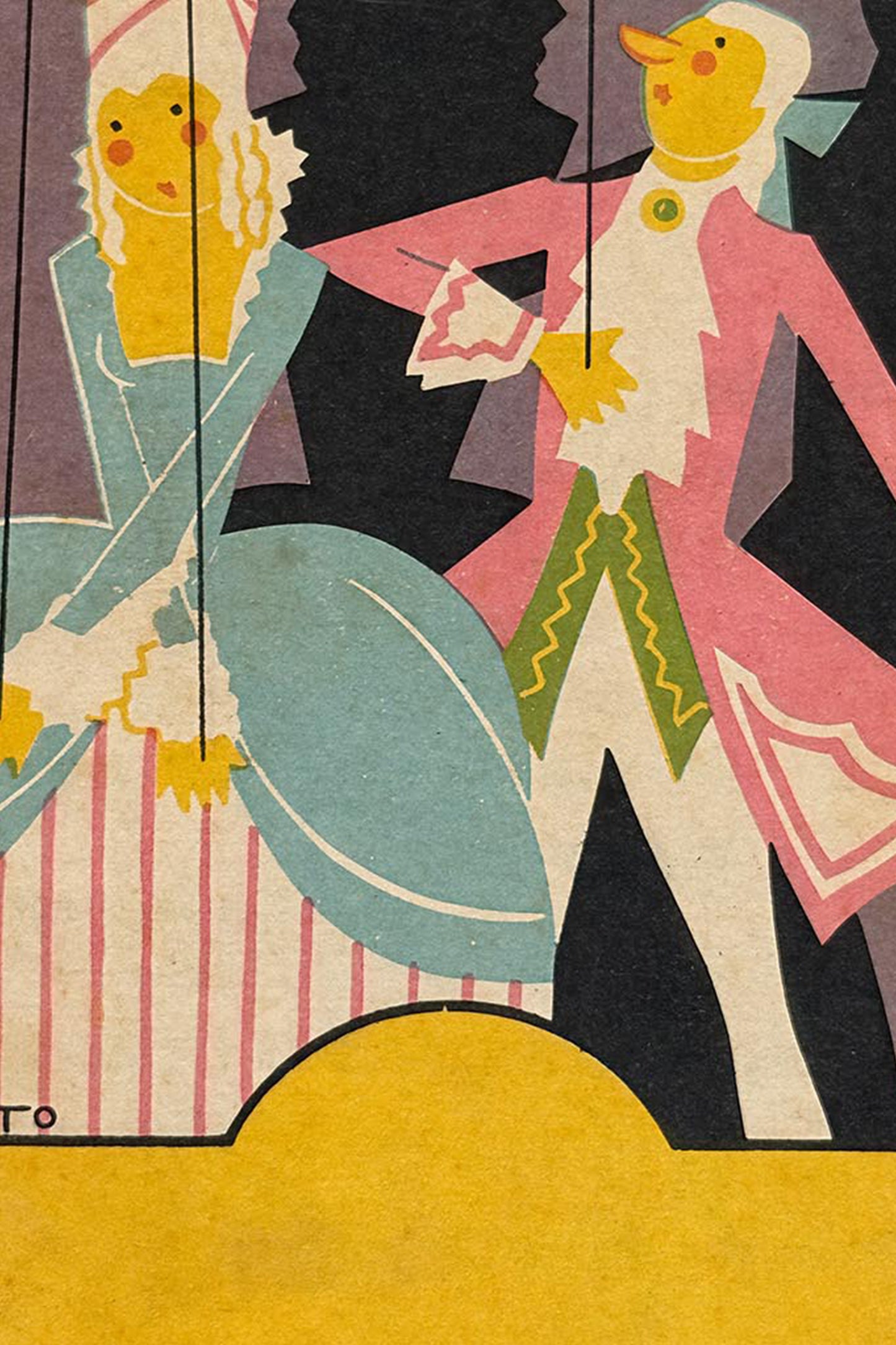 La Farsa – La Manola del Portillo 1920s Spanish Art Deco Vintage Poster Print
