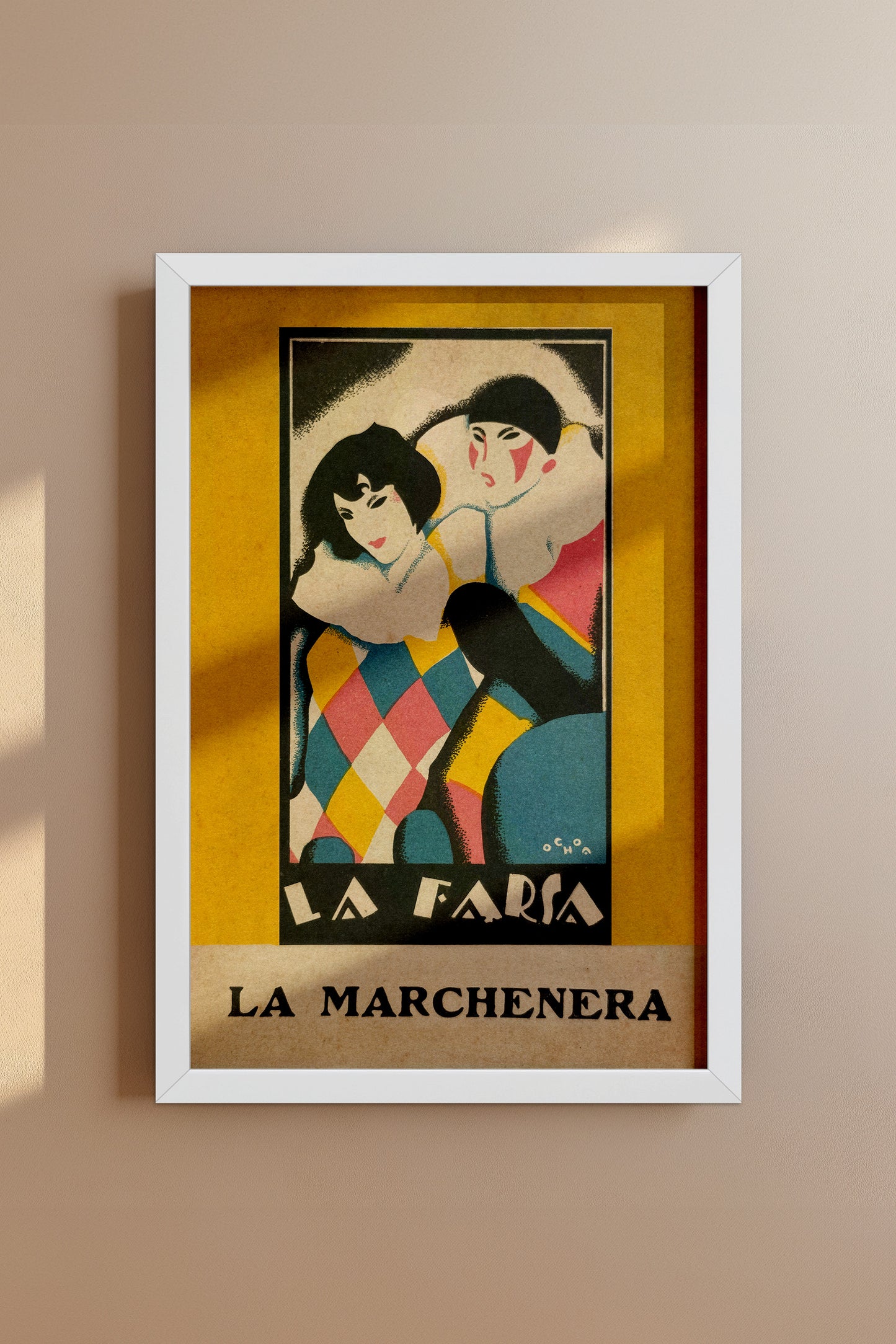 La Farsa – La Marchenera 1920s Spanish Art Deco Vintage Poster Print