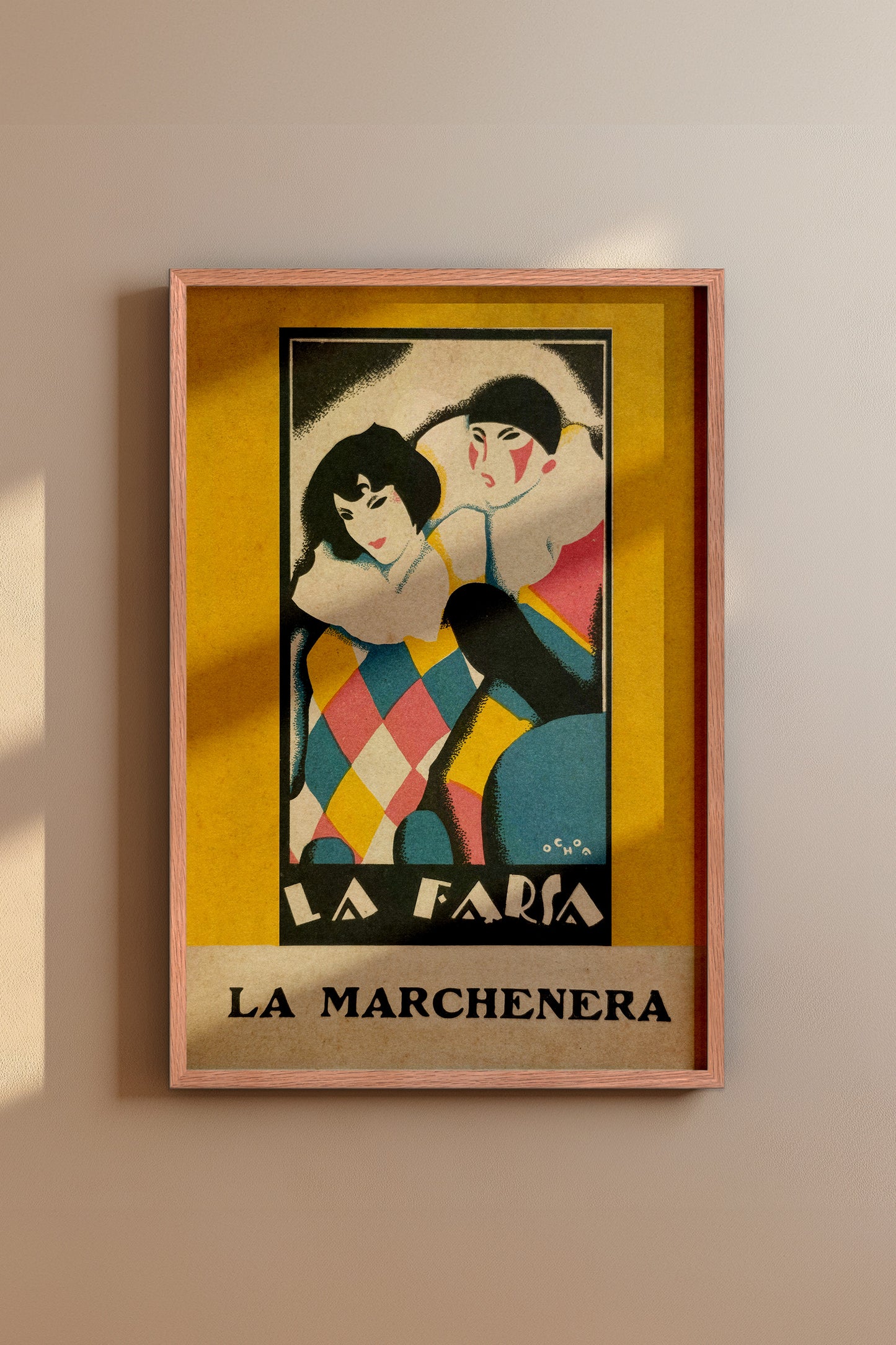 La Farsa – La Marchenera 1920s Spanish Art Deco Vintage Poster Print