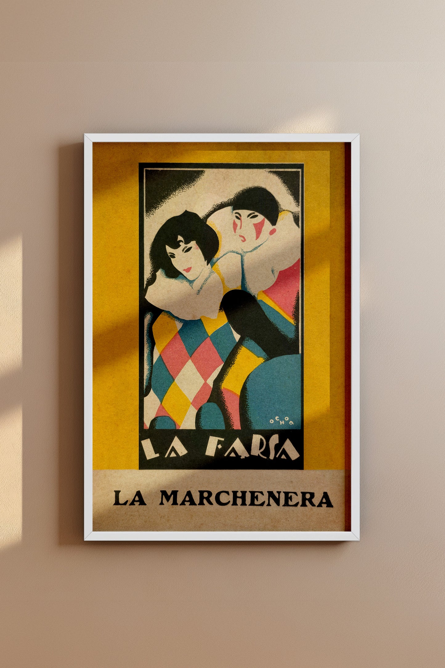 La Farsa – La Marchenera 1920s Spanish Art Deco Vintage Poster Print