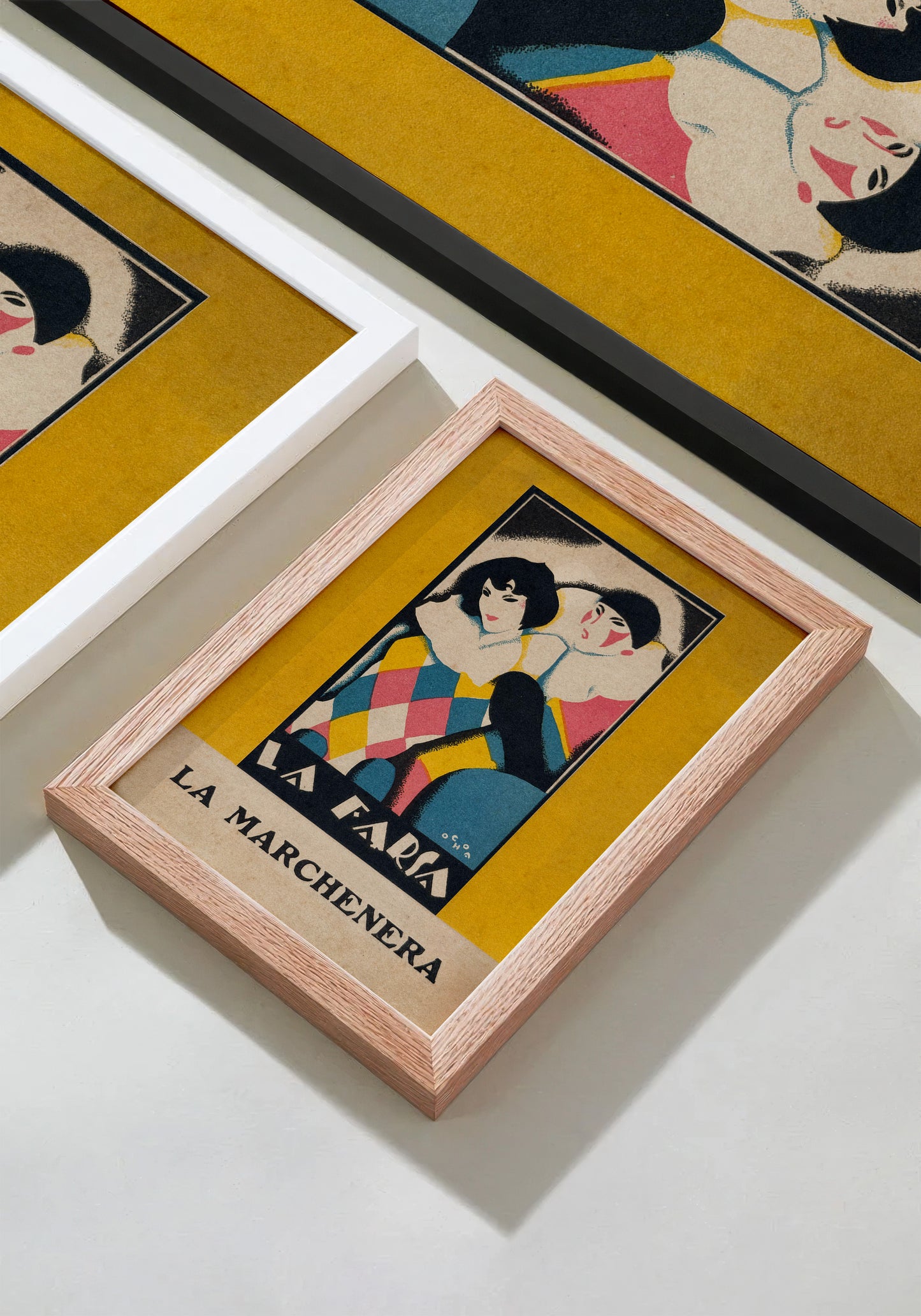 La Farsa – La Marchenera 1920s Spanish Art Deco Vintage Poster Print