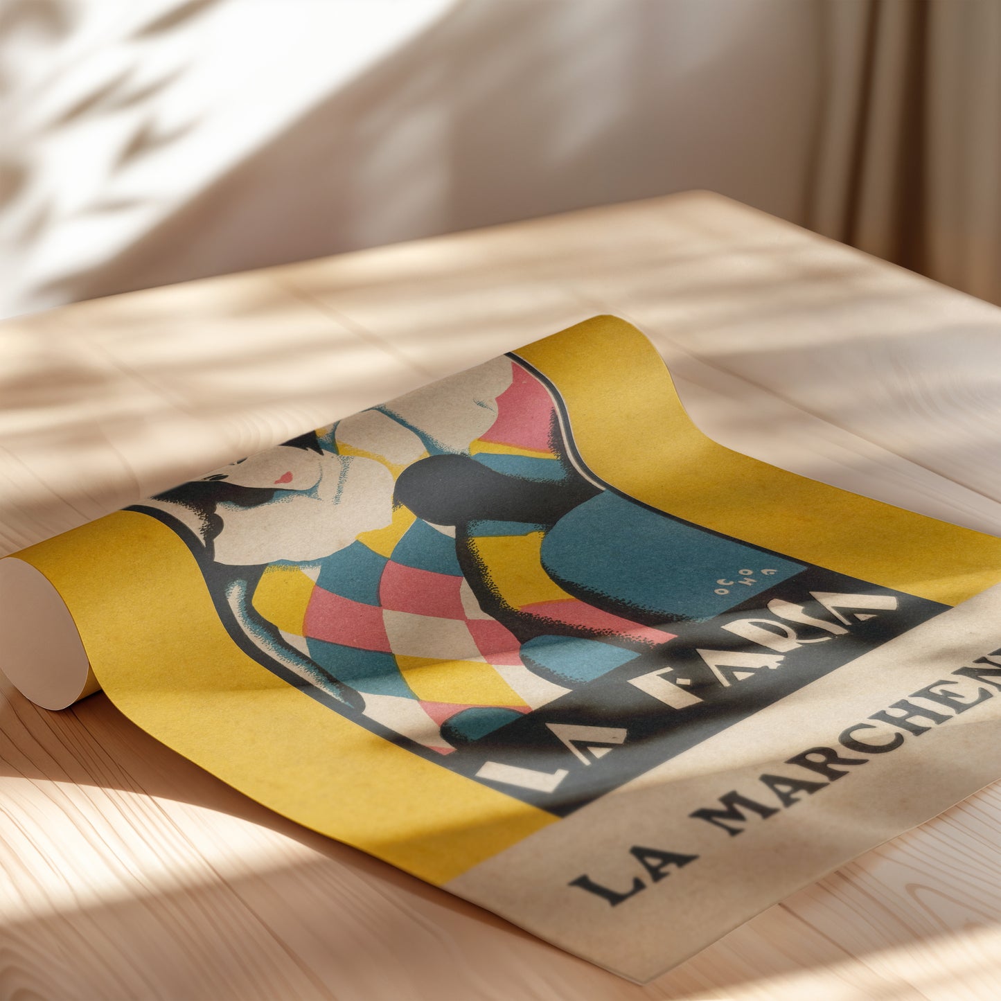 La Farsa – La Marchenera 1920s Spanish Art Deco Vintage Poster Print
