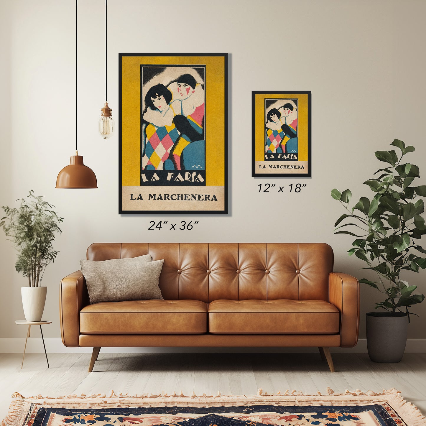 La Farsa – La Marchenera 1920s Spanish Art Deco Vintage Poster Print