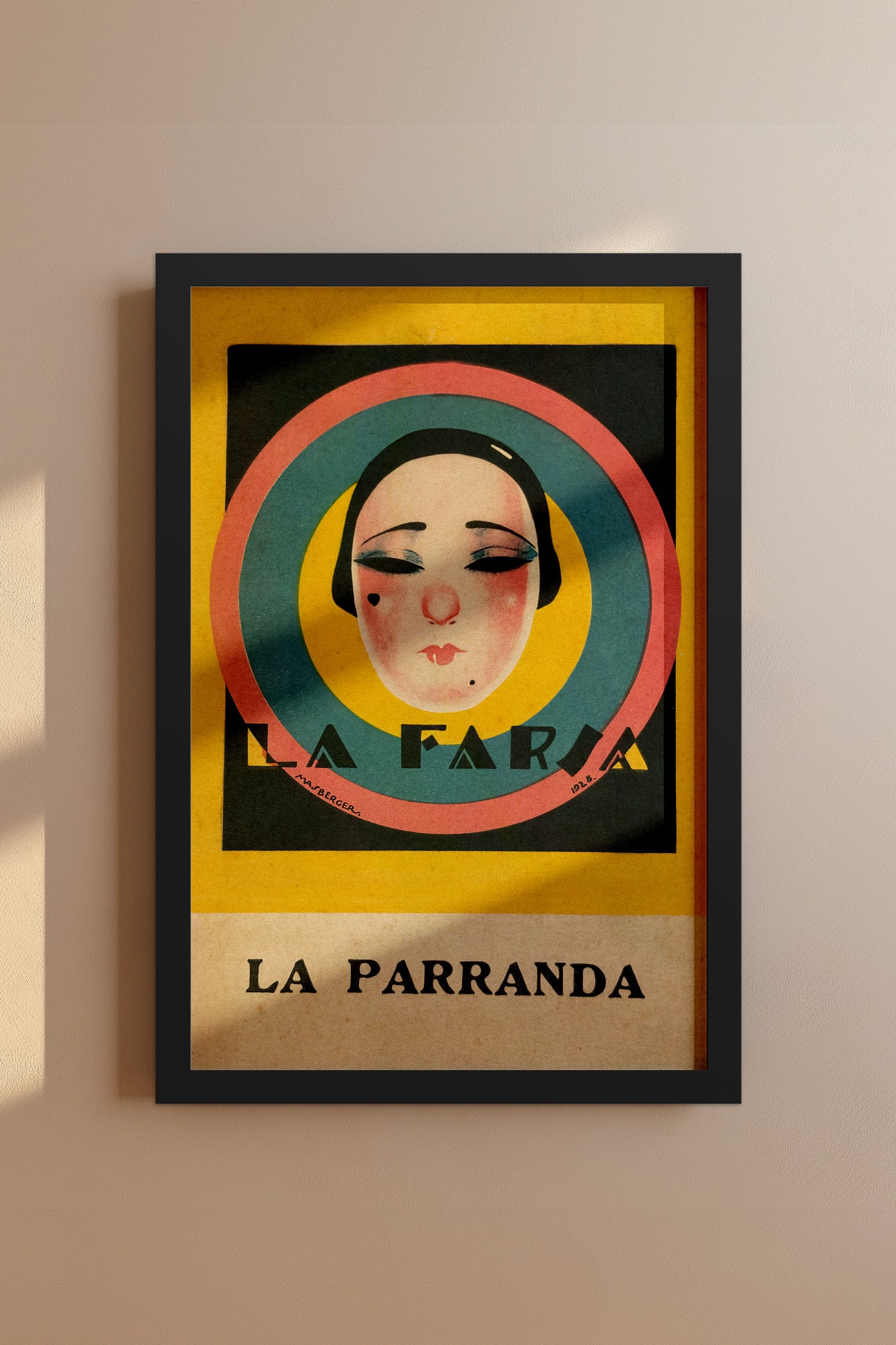 La Farsa – La Parranda 1920s Spanish Art Deco Vintage Poster Print