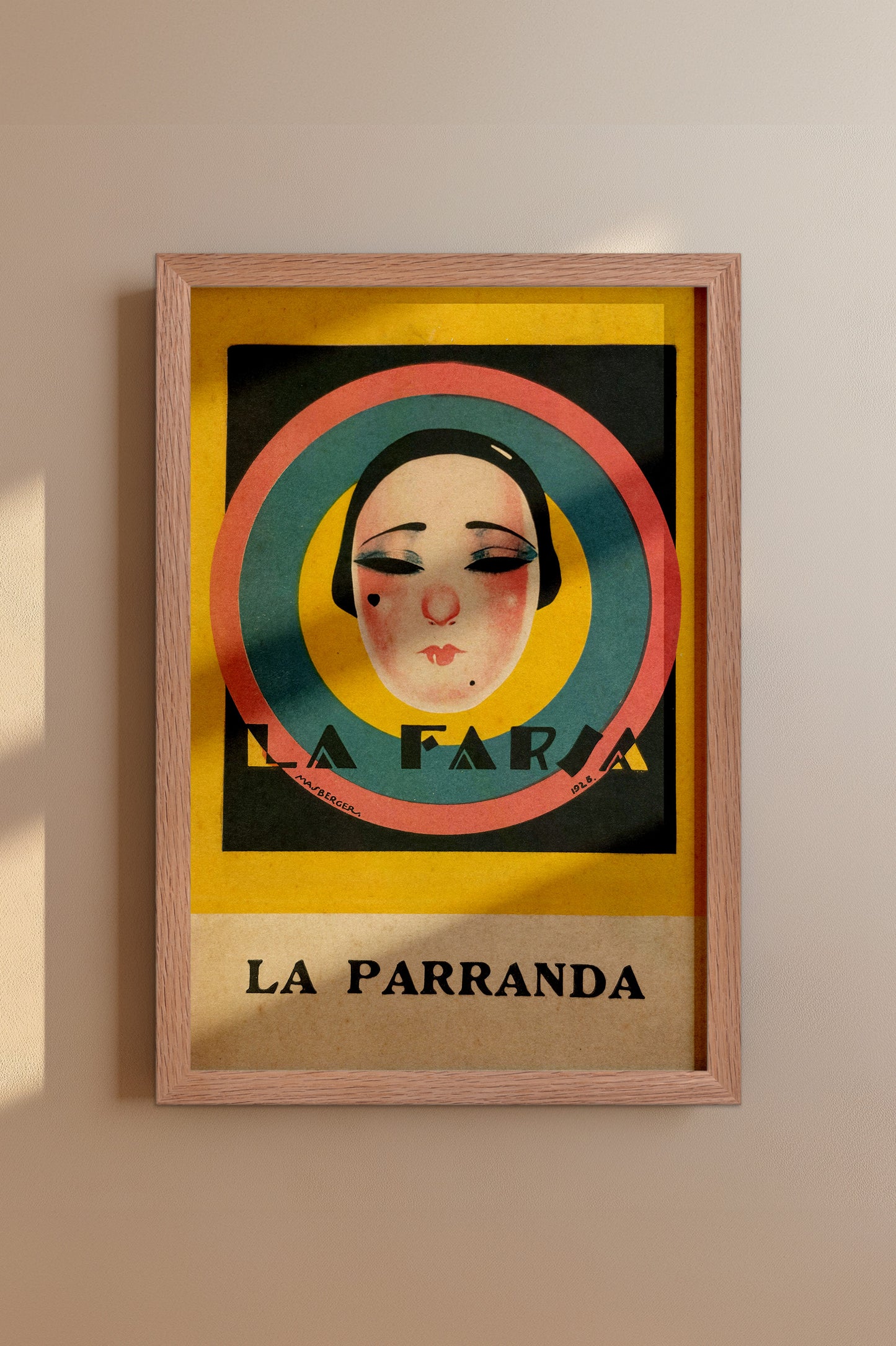 La Farsa – La Parranda 1920s Spanish Art Deco Vintage Poster Print