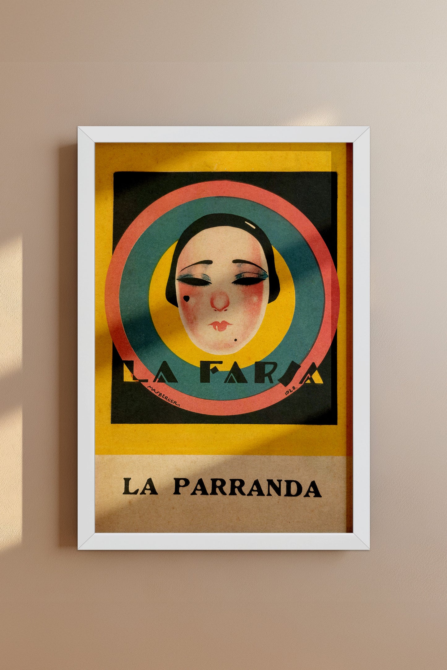 La Farsa – La Parranda 1920s Spanish Art Deco Vintage Poster Print