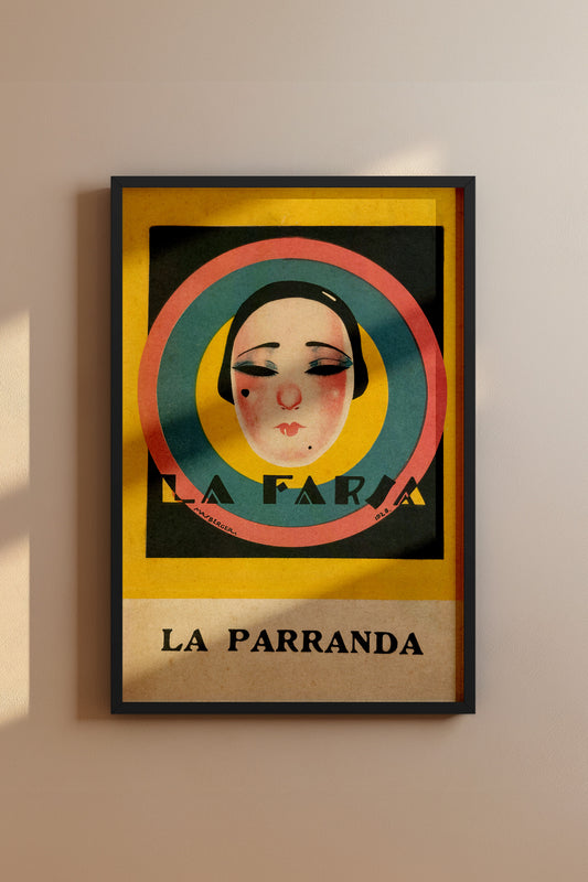 La Farsa – La Parranda 1920s Spanish Art Deco Vintage Poster Print