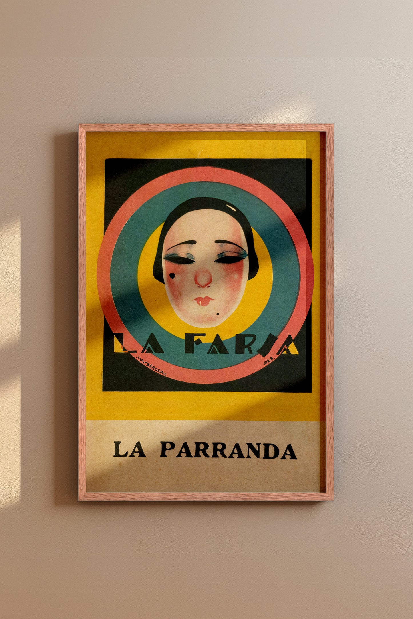 La Farsa – La Parranda 1920s Spanish Art Deco Vintage Poster Print