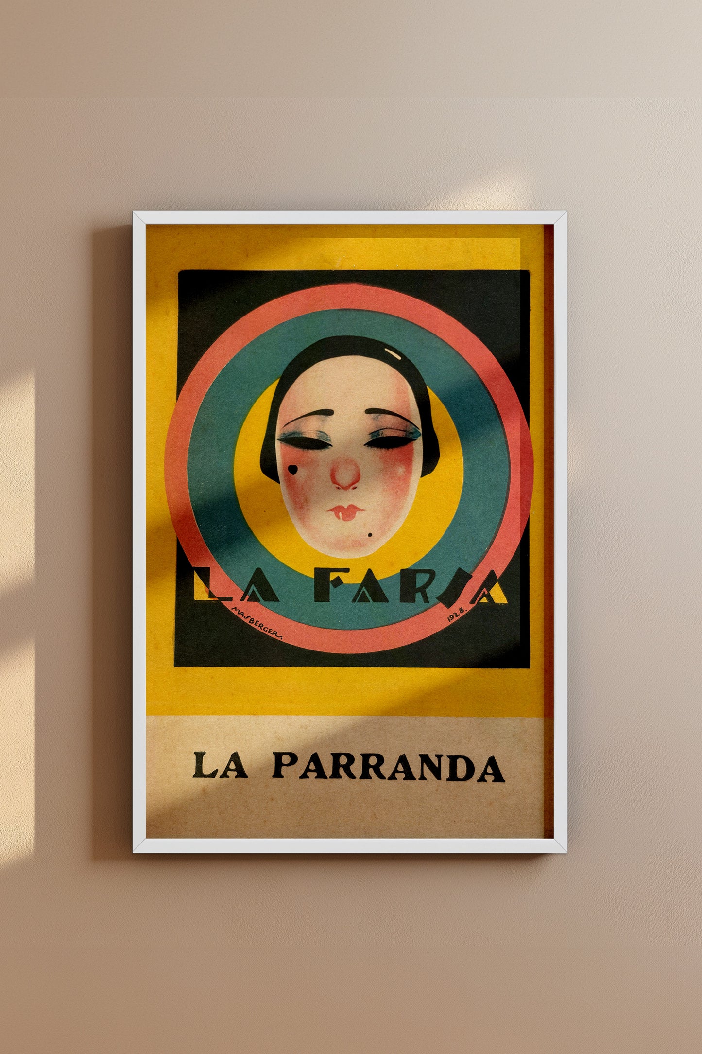 La Farsa – La Parranda 1920s Spanish Art Deco Vintage Poster Print