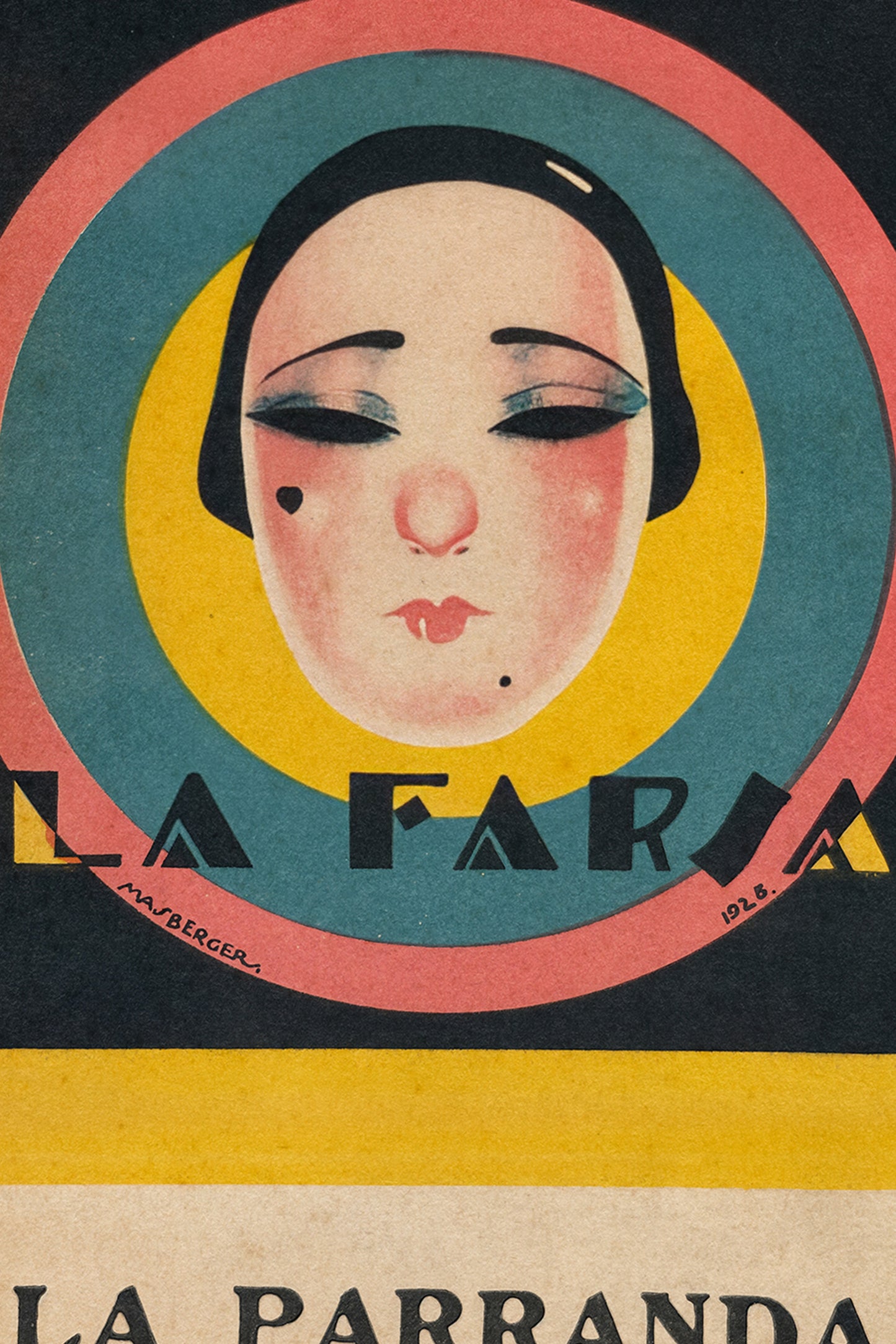 La Farsa – La Parranda 1920s Spanish Art Deco Vintage Poster Print