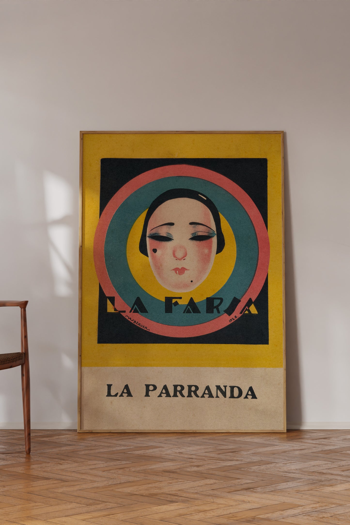 La Farsa – La Parranda 1920s Spanish Art Deco Vintage Poster Print