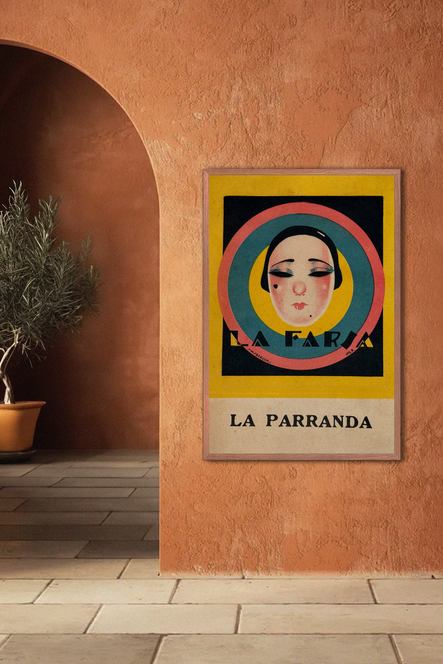 La Farsa – La Parranda 1920s Spanish Art Deco Vintage Poster Print