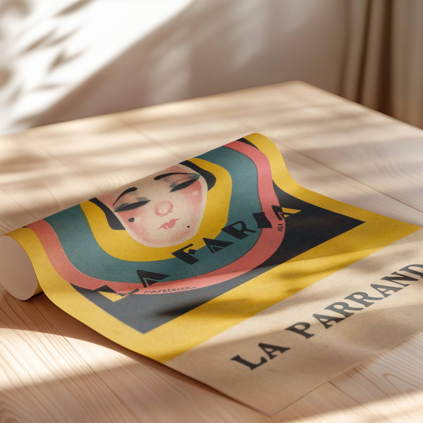 La Farsa – La Parranda 1920s Spanish Art Deco Vintage Poster Print