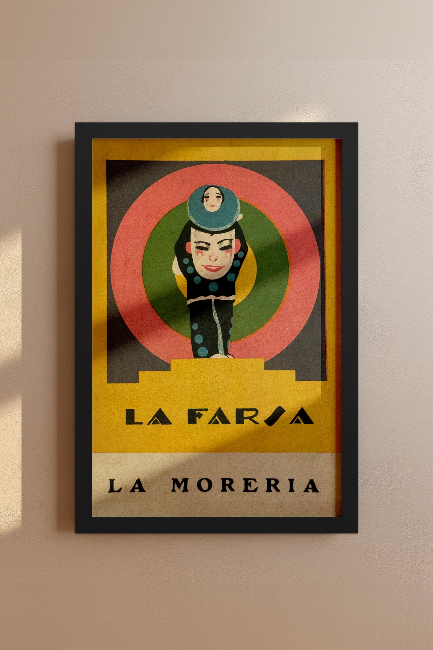 La Farsa – La Moreria 1920s Spanish Art Deco Vintage Poster Print