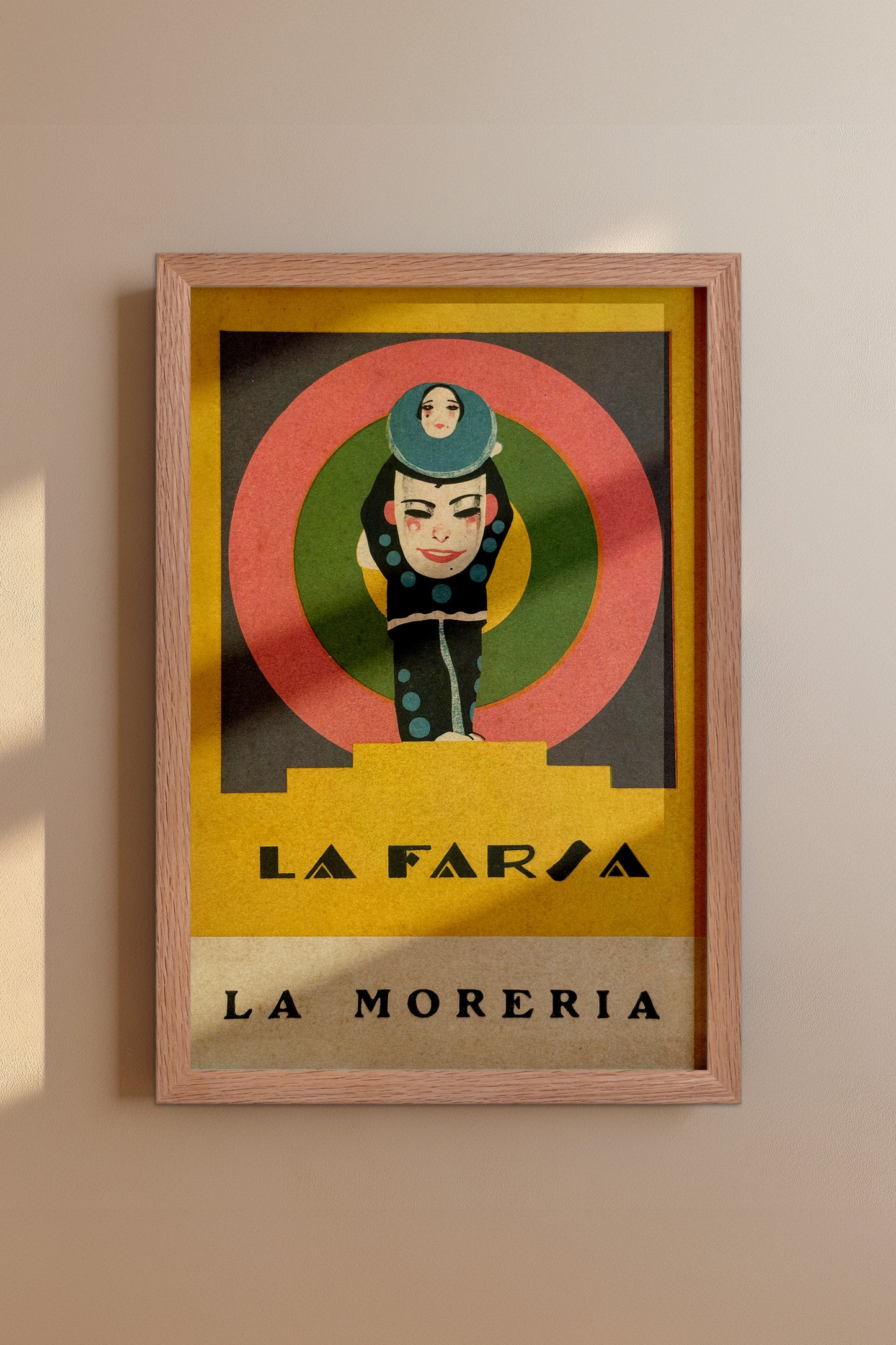 La Farsa – La Moreria 1920s Spanish Art Deco Vintage Poster Print