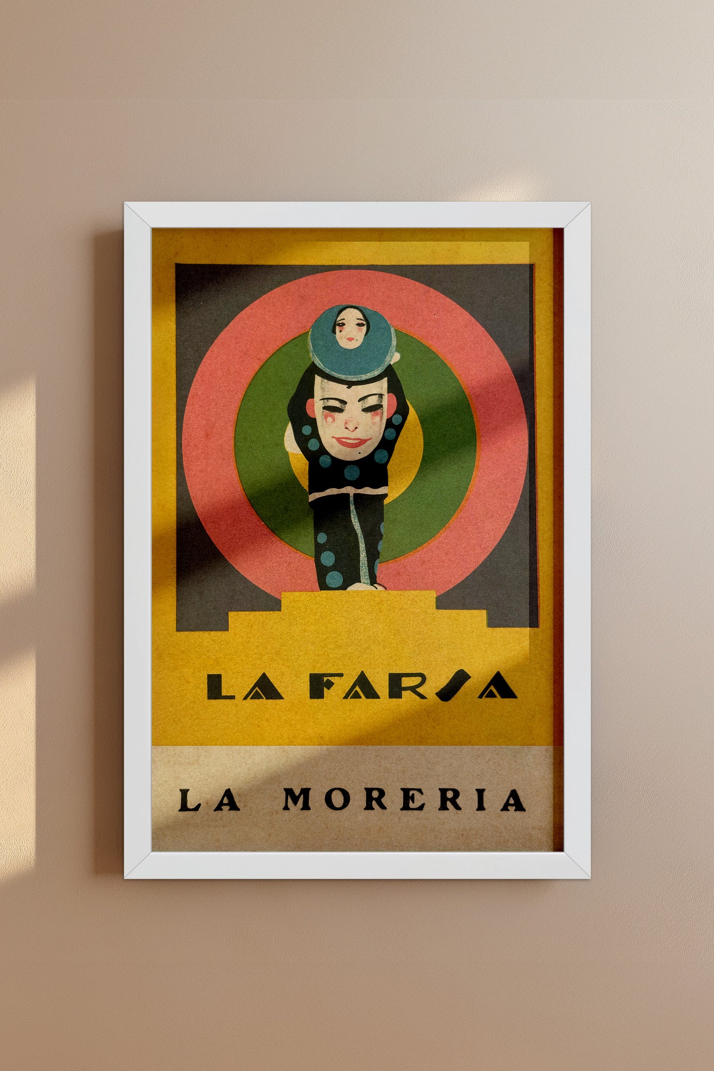 La Farsa – La Moreria 1920s Spanish Art Deco Vintage Poster Print