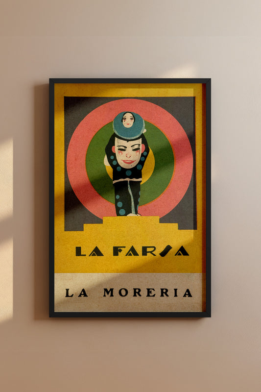 La Farsa – La Moreria 1920s Spanish Art Deco Vintage Poster Print