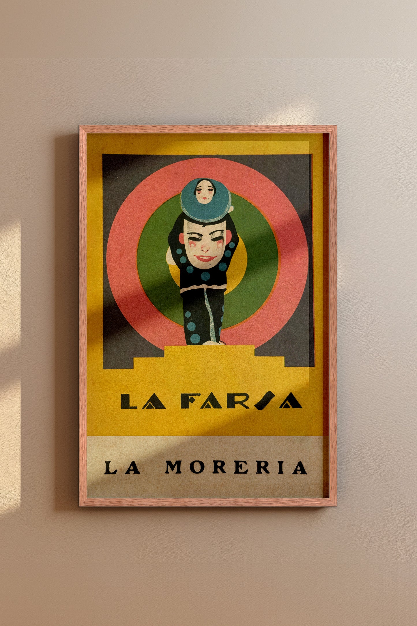 La Farsa – La Moreria 1920s Spanish Art Deco Vintage Poster Print