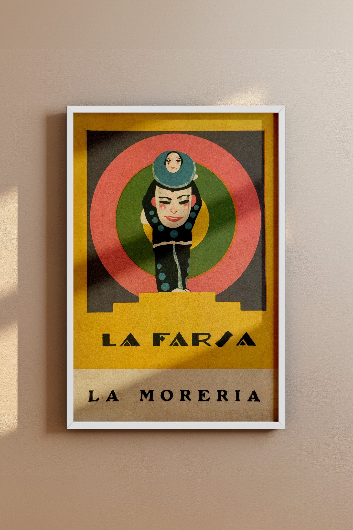 La Farsa – La Moreria 1920s Spanish Art Deco Vintage Poster Print