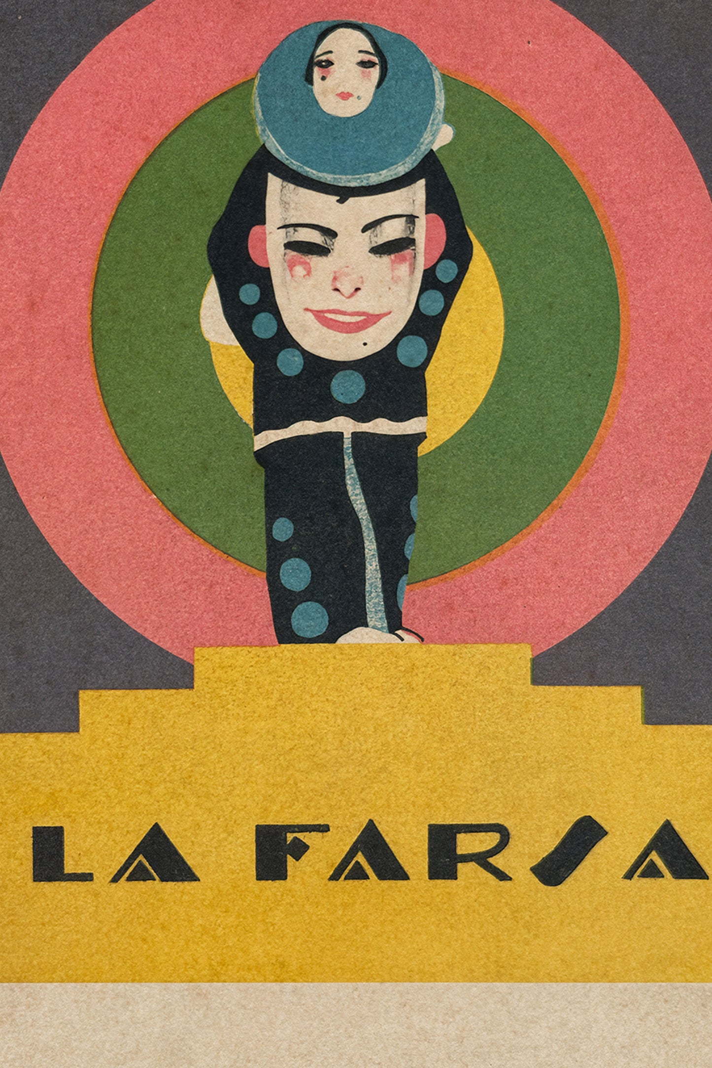 La Farsa – La Moreria 1920s Spanish Art Deco Vintage Poster Print