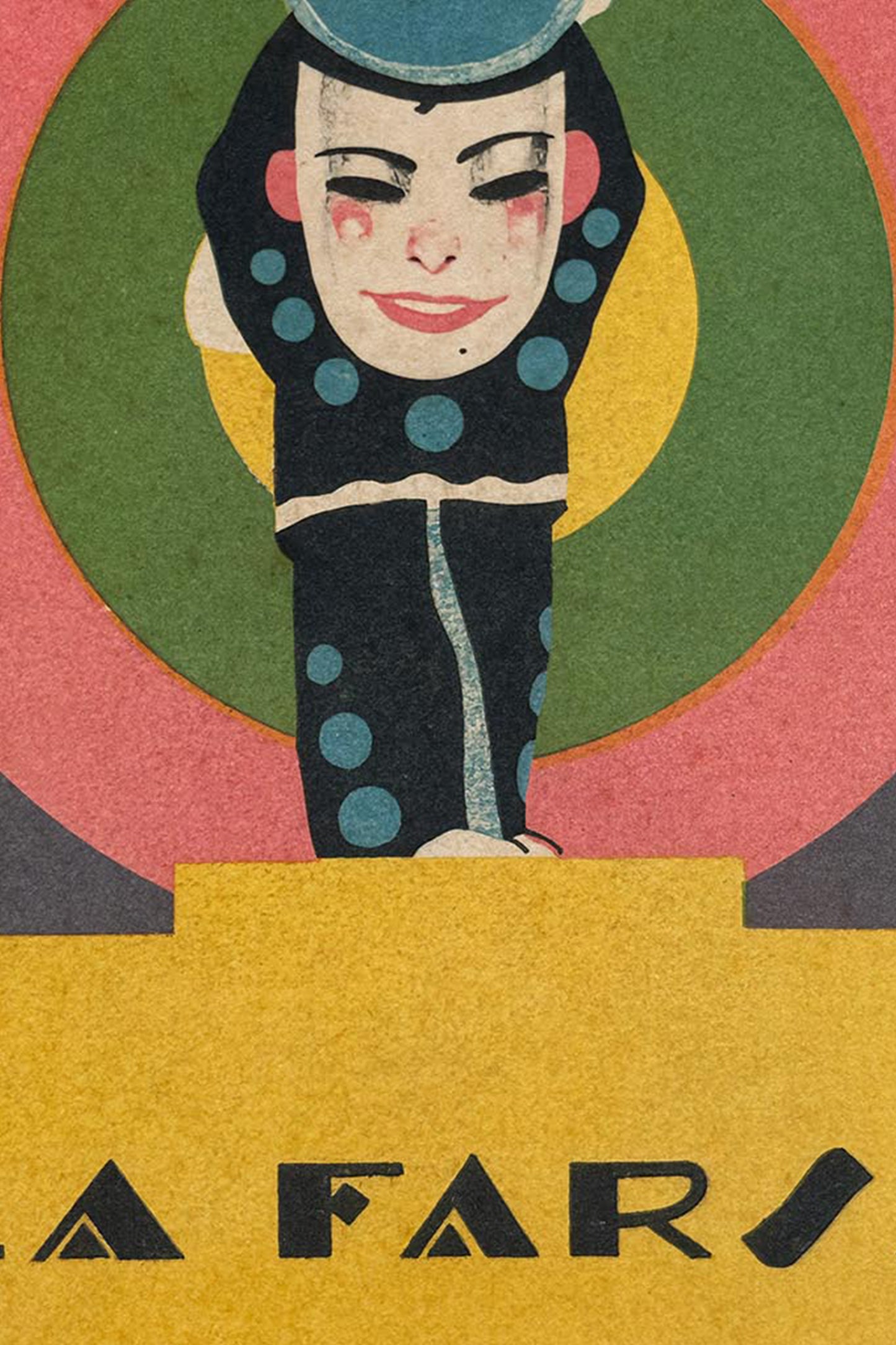 La Farsa – La Moreria 1920s Spanish Art Deco Vintage Poster Print