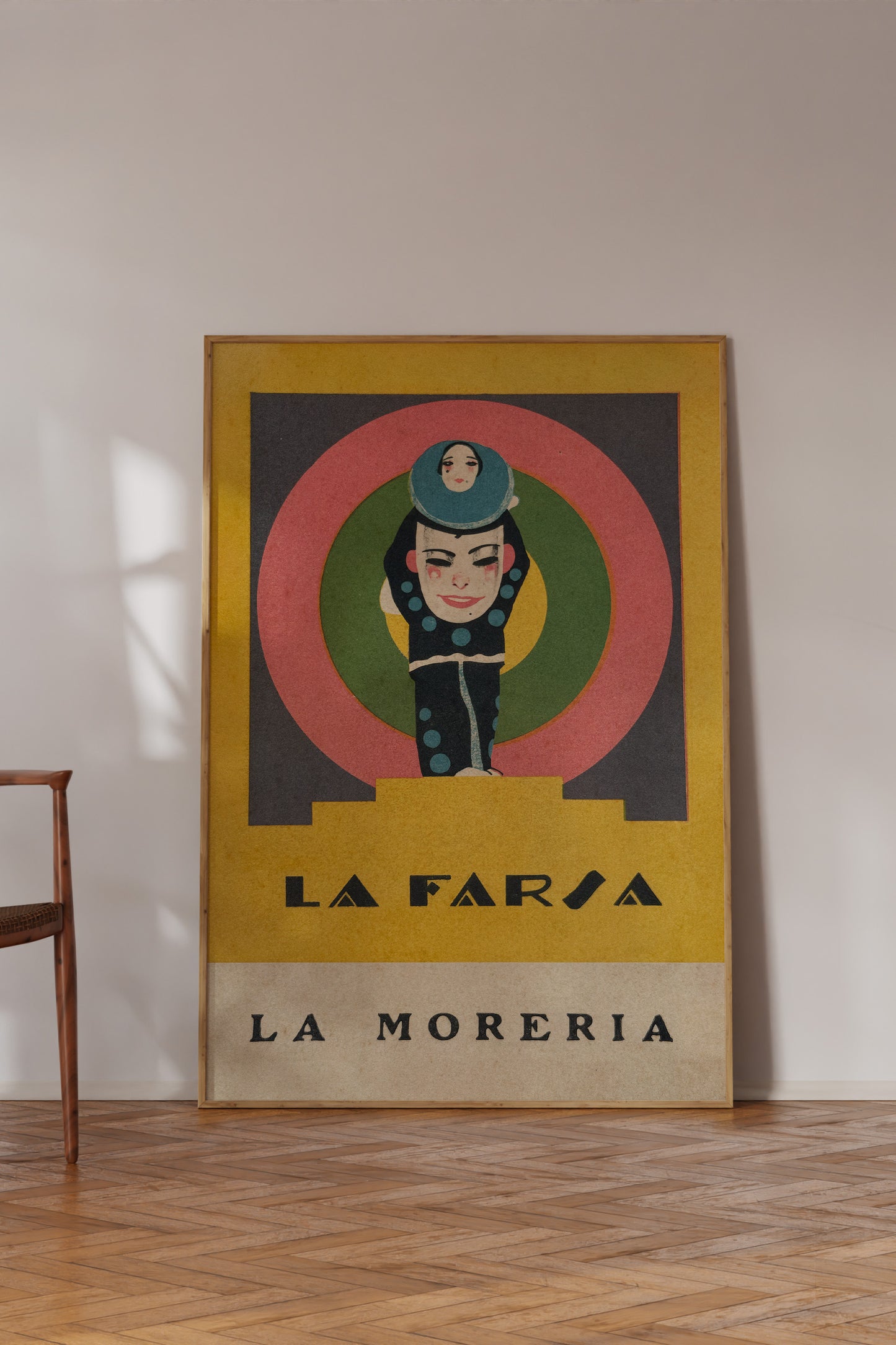 La Farsa – La Moreria 1920s Spanish Art Deco Vintage Poster Print