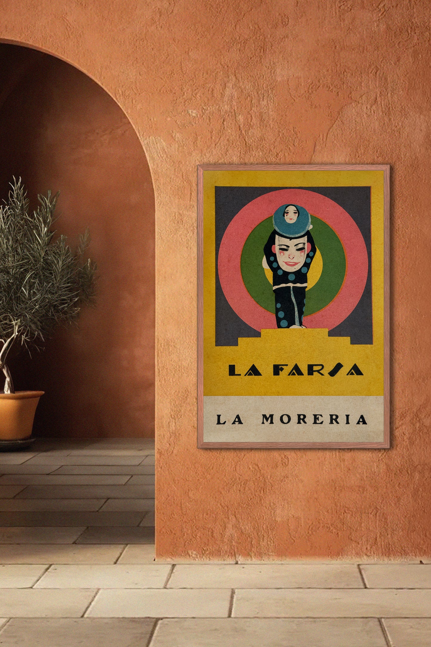 La Farsa – La Moreria 1920s Spanish Art Deco Vintage Poster Print