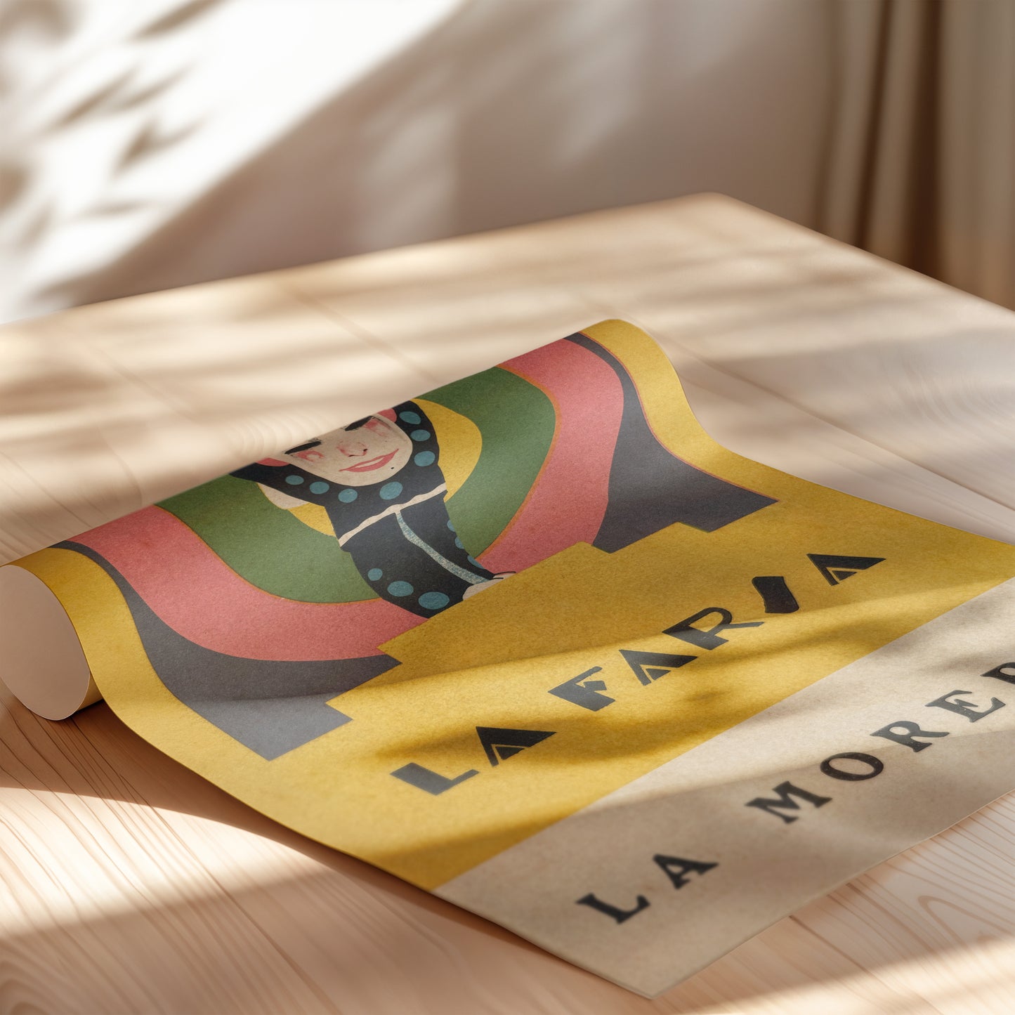 La Farsa – La Moreria 1920s Spanish Art Deco Vintage Poster Print