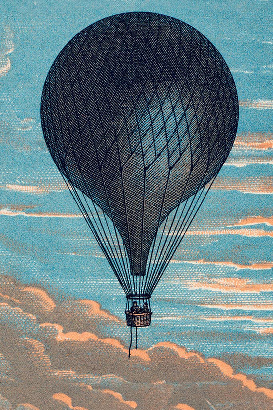 Le Ballon – Vintage Hot Air Balloon Print by E. Pichot