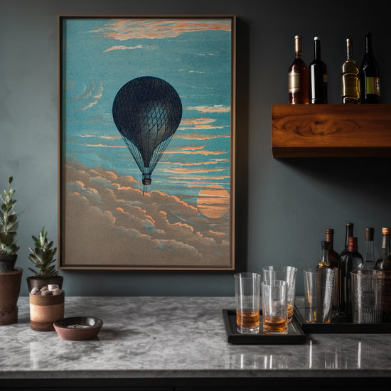 Le Ballon – Vintage Hot Air Balloon Print by E. Pichot