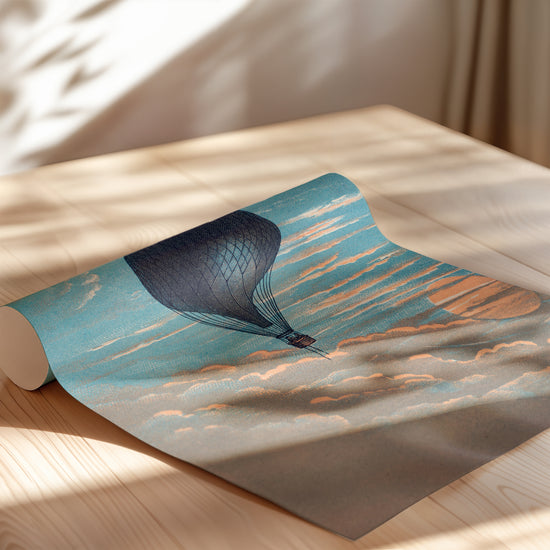 Le Ballon – Vintage Hot Air Balloon Print by E. Pichot