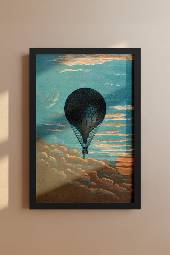 Le Ballon – Vintage Hot Air Balloon Print by E. Pichot
