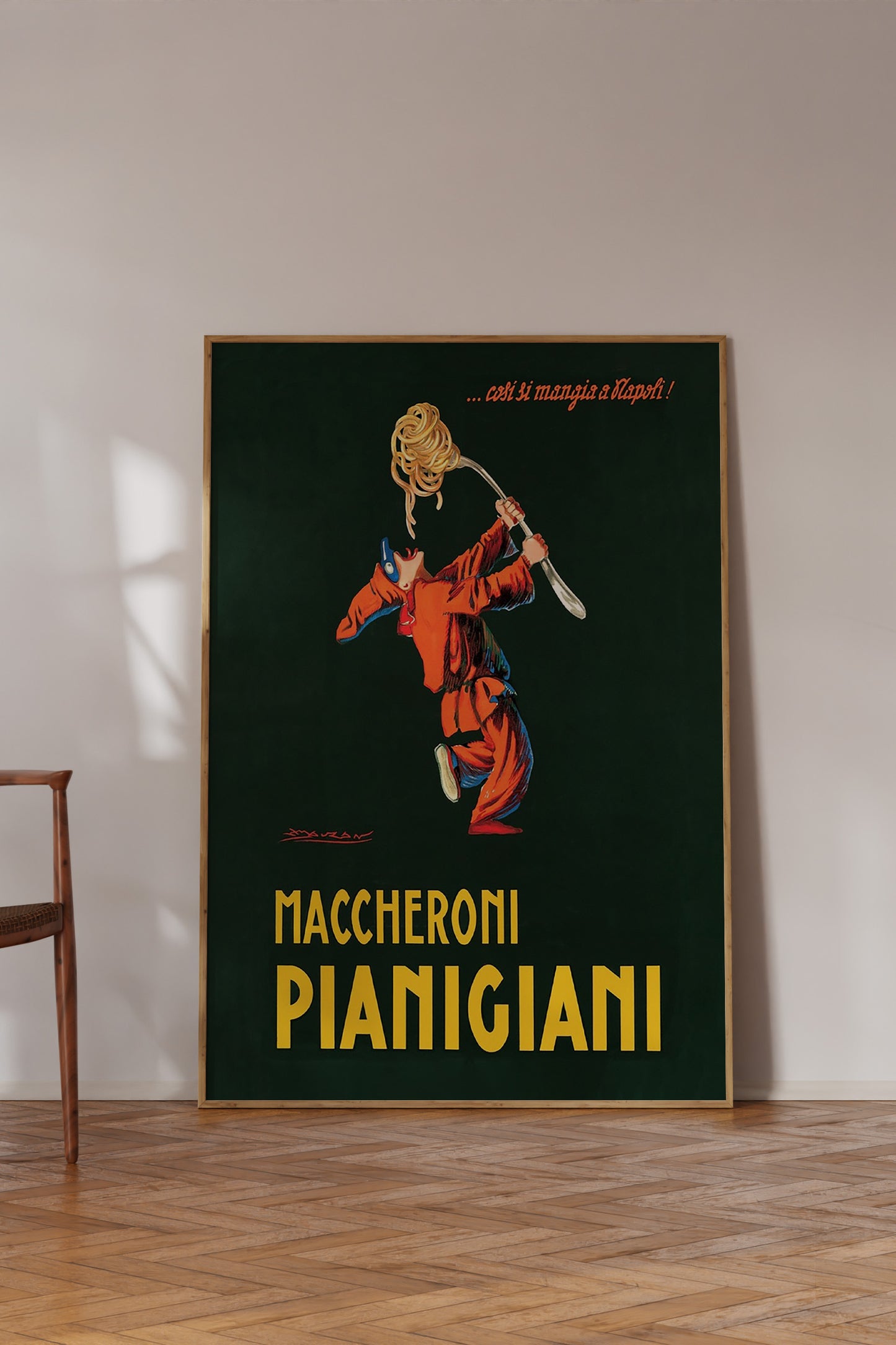 1922 Maccheroni Pianigiani Vintage Italian Poster