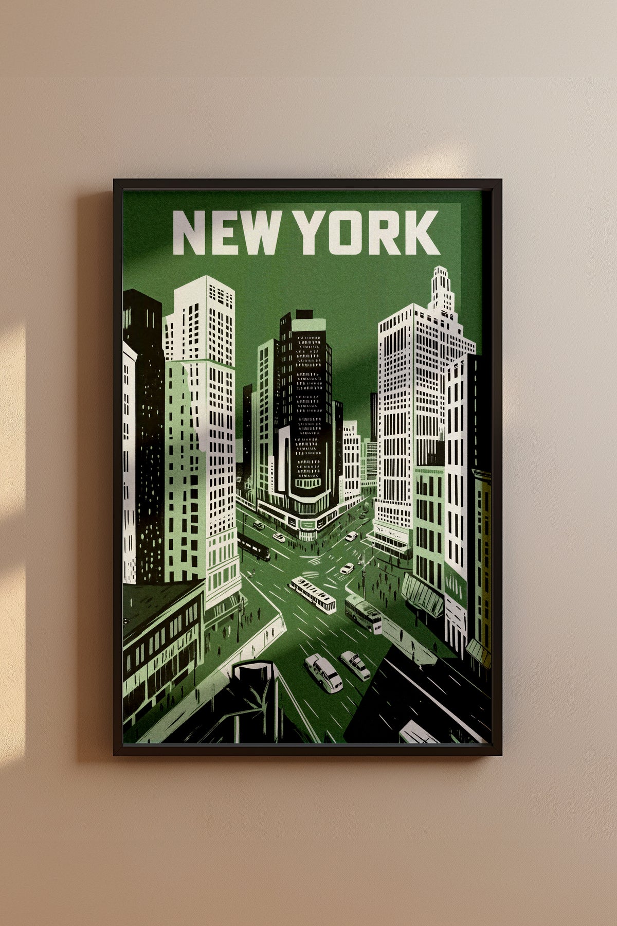 Vintage-Style New York Travel Poster – Poster's Garage