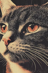 Vintage Cat Wall Art Print - 1920's Italian Poster Style