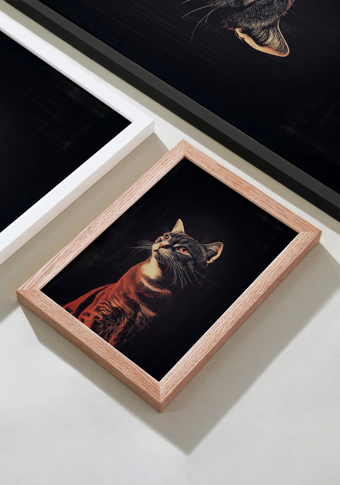 Vintage Cat Wall Art Print - 1920's Italian Poster Style