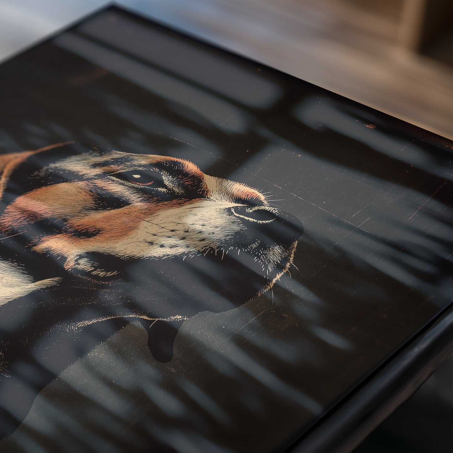 Vintage Dog Wall Art Print - 1920's Italian Poster Style