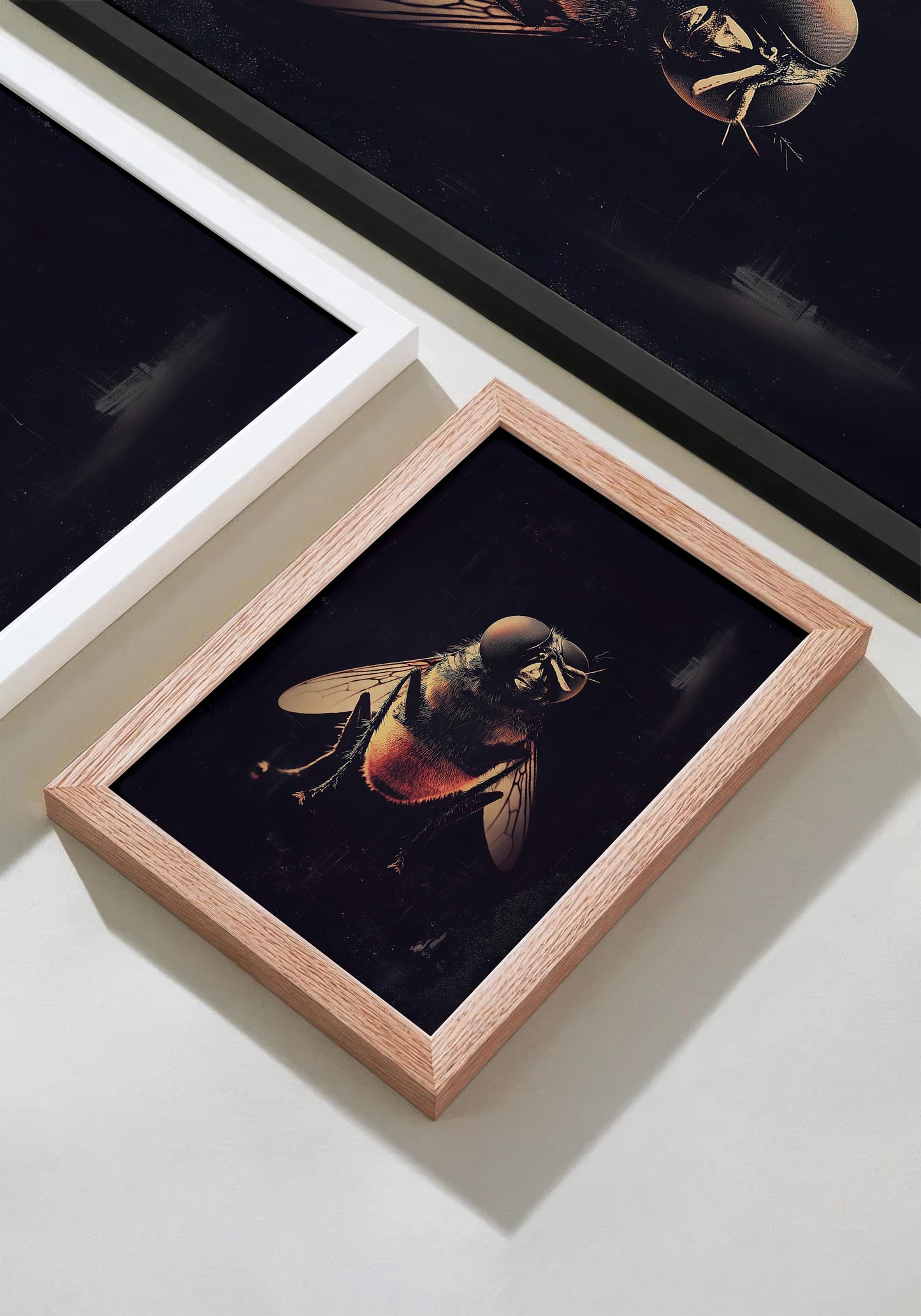 Vintage Housefly Wall Art Print - 1920's Italian Poster Style