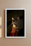 Vintage Cat Wall Art Print - 1920's Italian Poster Style