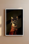 Vintage Cat Wall Art Print - 1920's Italian Poster Style