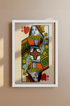 Queen of Hearts – 1888 Duke & Sons Antique Playing Card Print