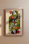 Queen of Hearts – 1888 Duke & Sons Antique Playing Card Print