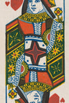 Queen of Hearts – 1888 Duke & Sons Antique Playing Card Print