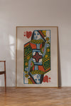 Queen of Hearts – 1888 Duke & Sons Antique Playing Card Print