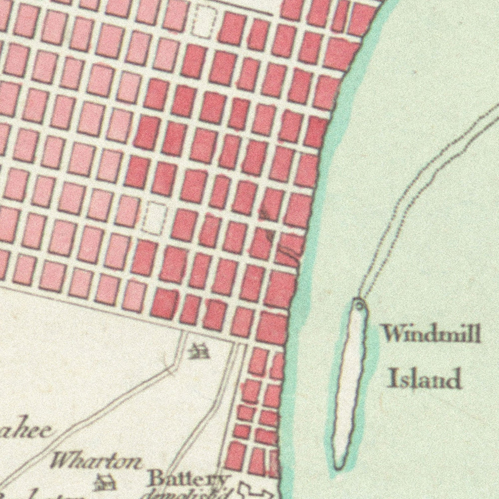 Philadelphia Map Print I