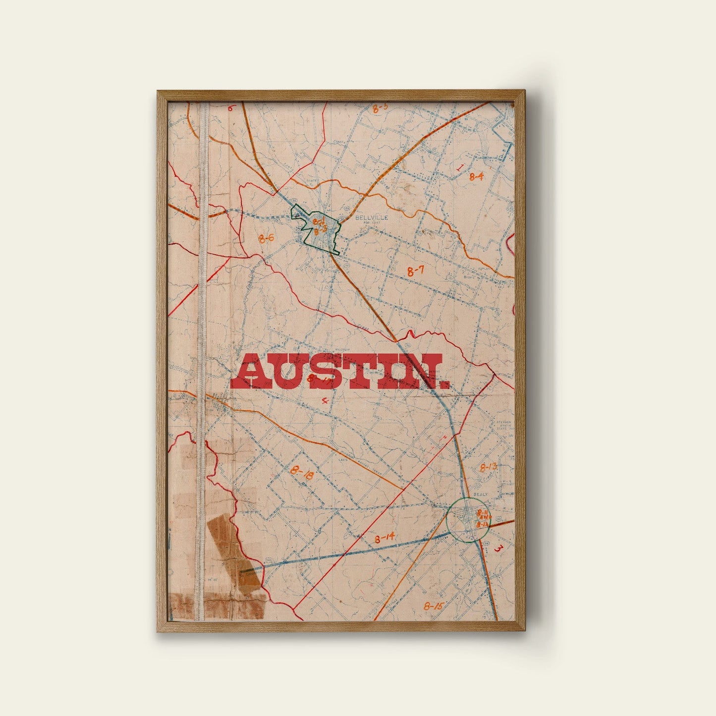 Austin Map Print
