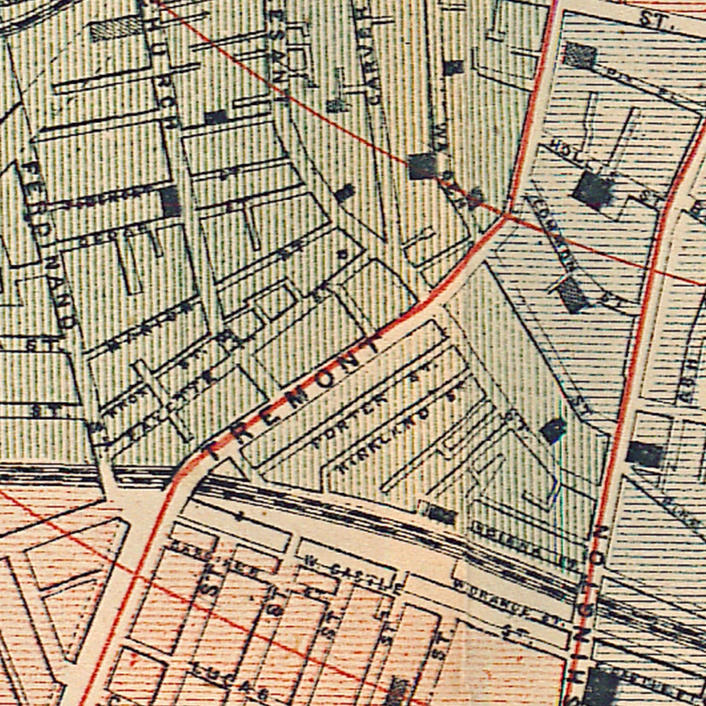 Boston Map Print II