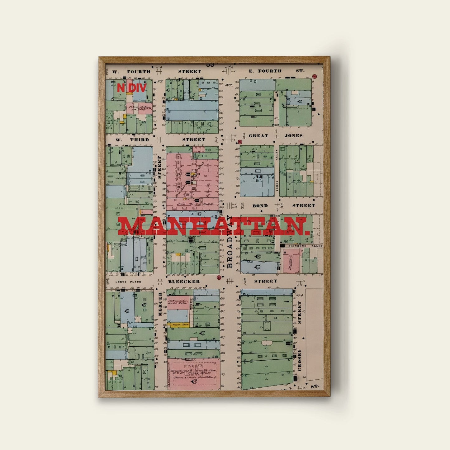 Manhattan Map Print